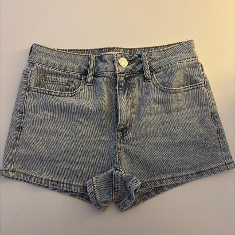 SO Blue Jean Shorts Distressed Cut-Off Style
